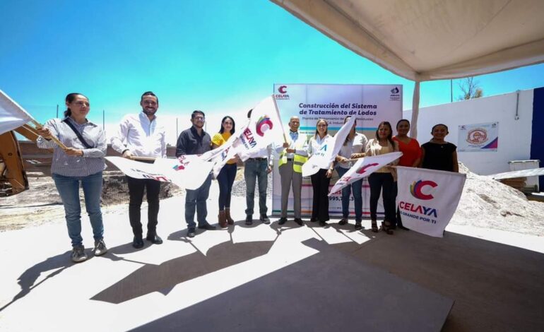 Construye Celaya tratadora de lodos; es la primera en el país