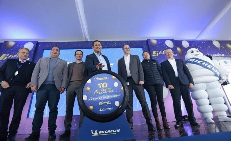 Michelin llega a la llanta 10 millones en Guanajuato