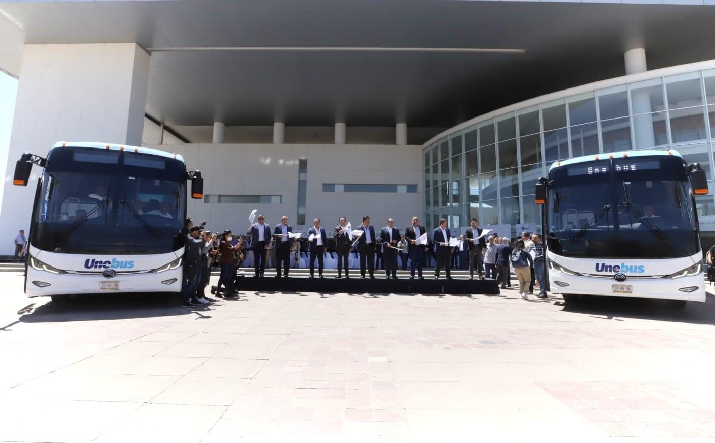 Llegan autobuses eléctricos a Guanajuato