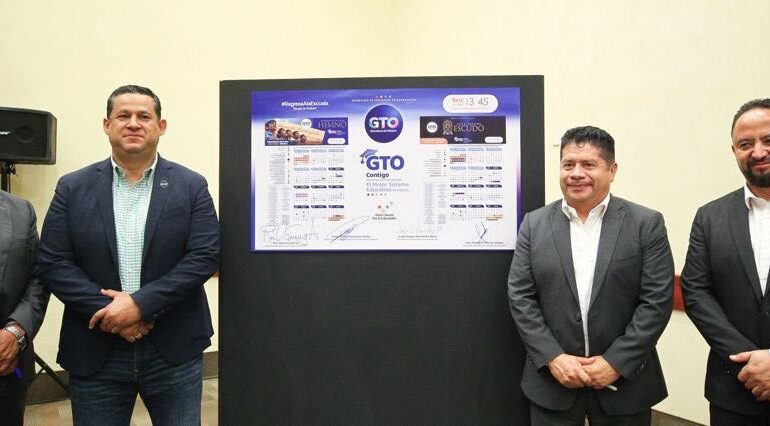 Presentan calendario escolar para el ciclo 2024-2025 en Guanajuato