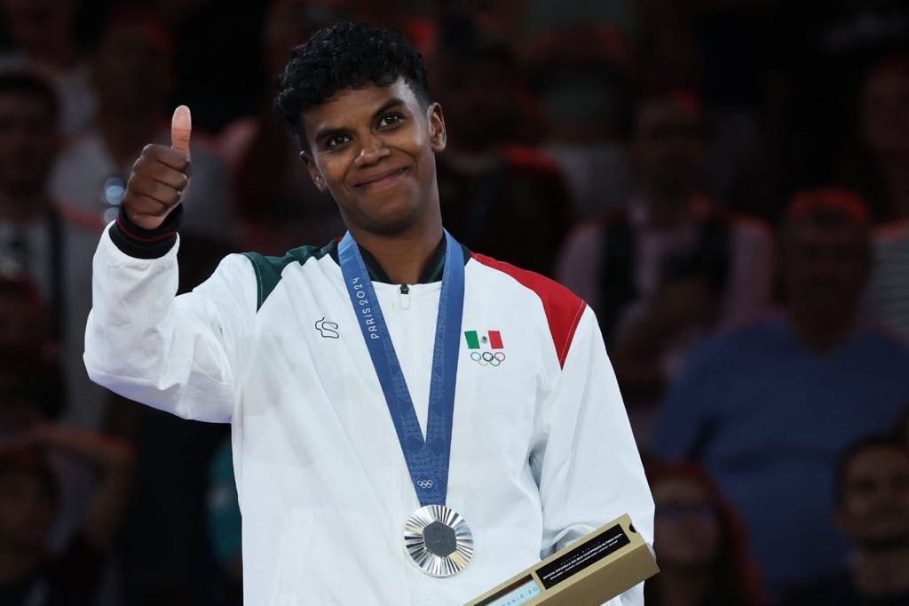 Prisca Awiti, judoca celayense, conquista plata para México en París 2024