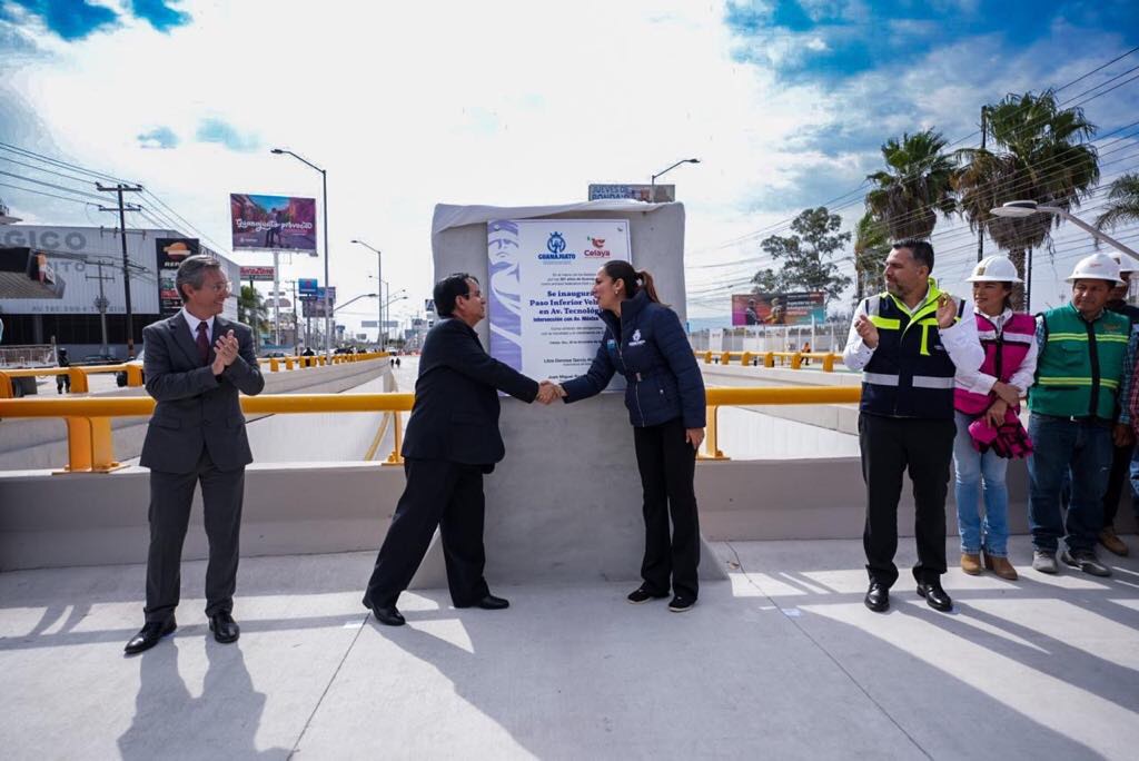 Estrena Celaya el Paso Inferior Vehicular en la Avenida Tecnológico