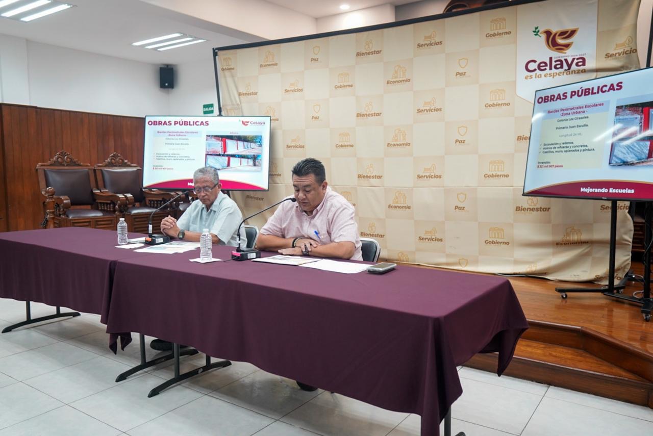 Municipio Construye Bardas Perimetrales en 8 Escuelas