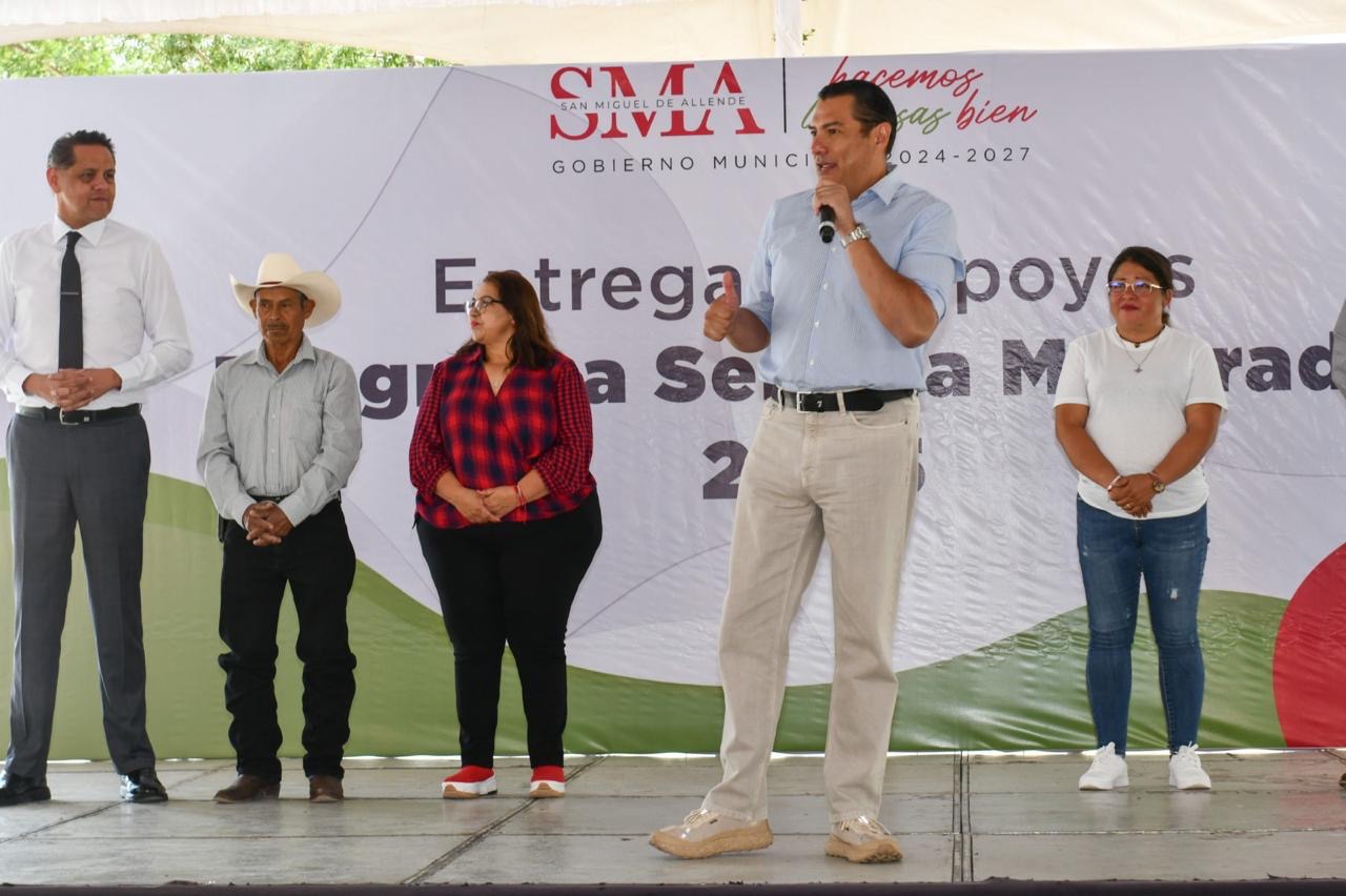 El campo sanmiguelense florece con el Programa Semilla Mejorada 2025