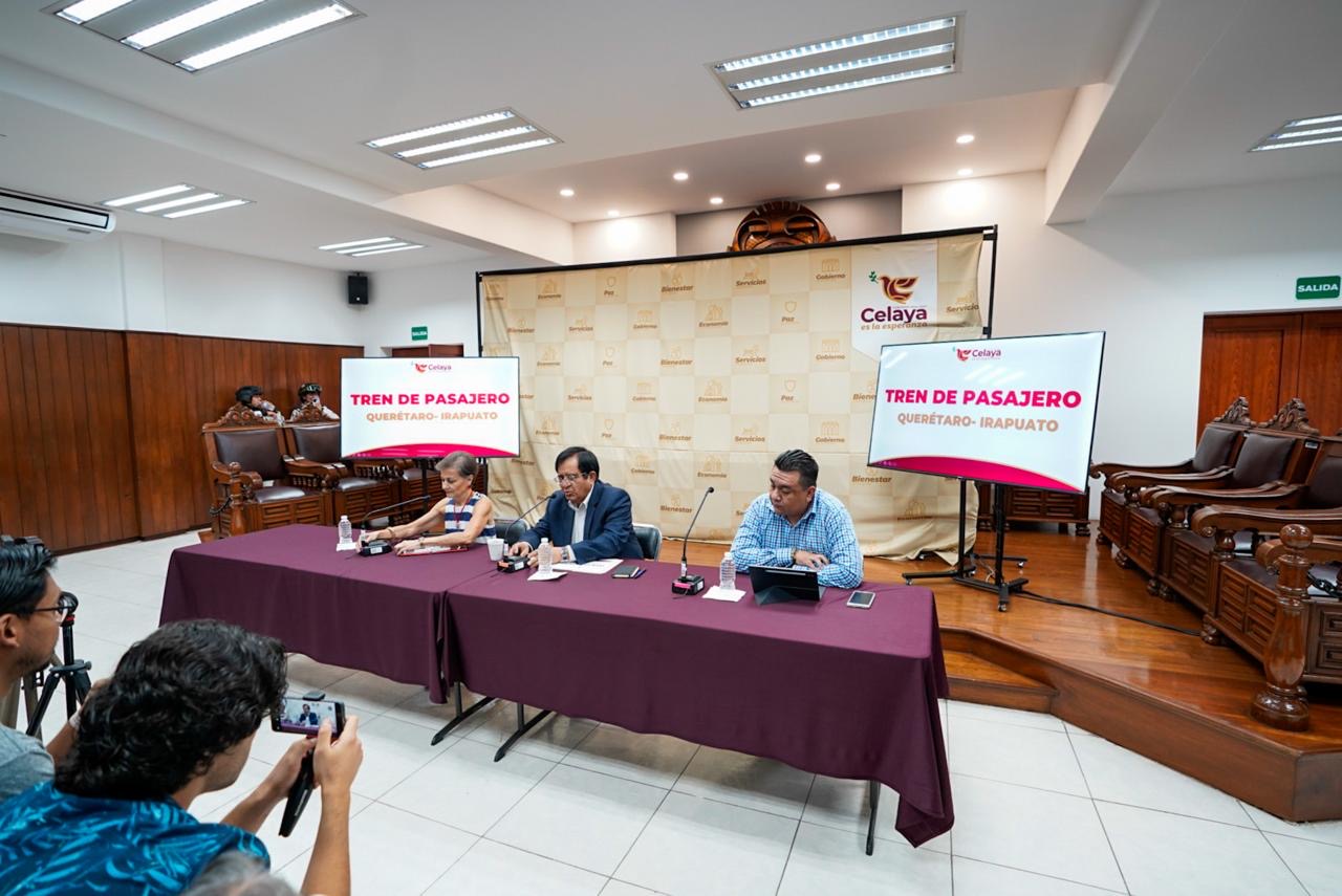 Presentan Avances del Proyecto del Tren de Pasajeros Querétaro-Irapuato, y la Estación de Celaya