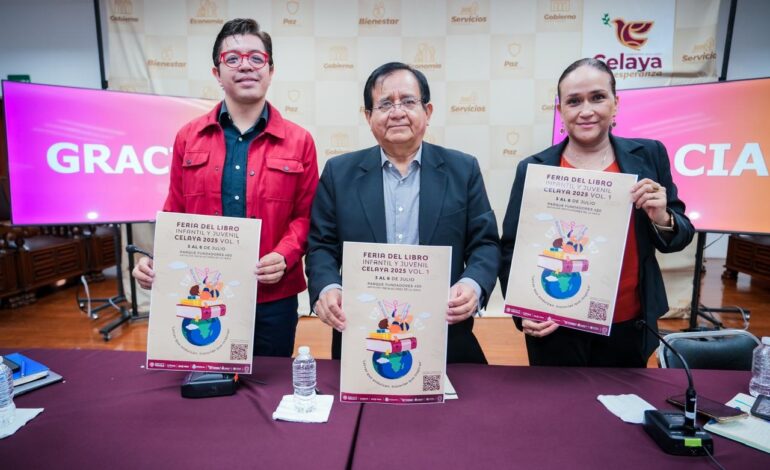 Primera Feria del Libro Infantil y Juvenil, del 3 al 6 de Julio, en Celaya