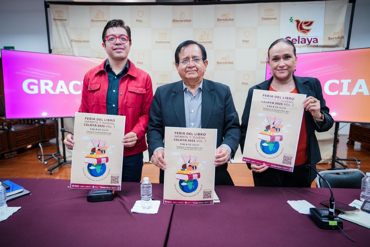 Primera Feria del Libro Infantil y Juvenil, del 3 al 6 de Julio, en Celaya