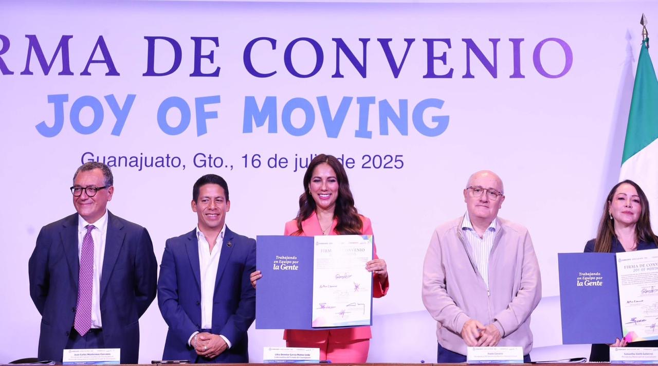 Firma Gobernadora convenio por el desarrollo de la niñez en Guanajuato