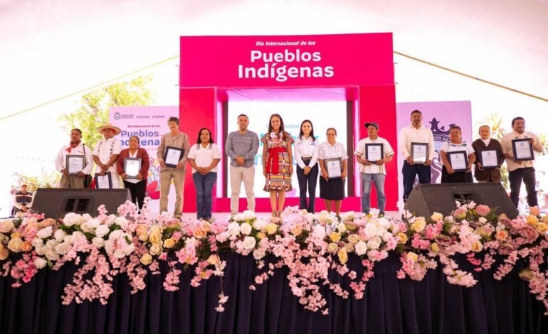 Reconoce Libia García la riqueza cultural e identidad de los pueblos indígenas en Guanajuato