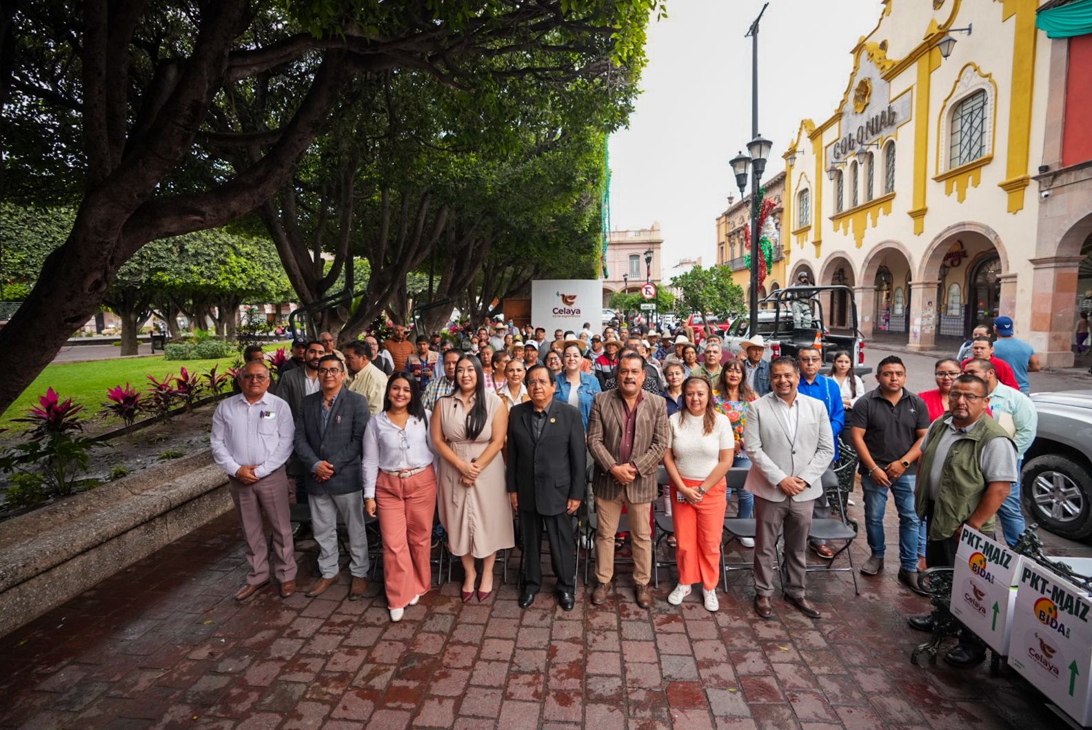 Entregan apoyos a 468 familias para fortalecer la actividad agrícola de Celaya