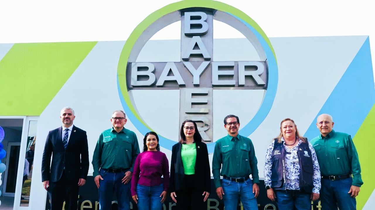 Bayer inauguró una nueva línea de producción y nuevo acceso en su planta de Villagrán