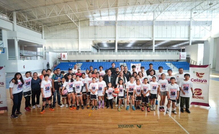 Arrancó en Celaya el campamento de baloncesto “Omar Quintero”
