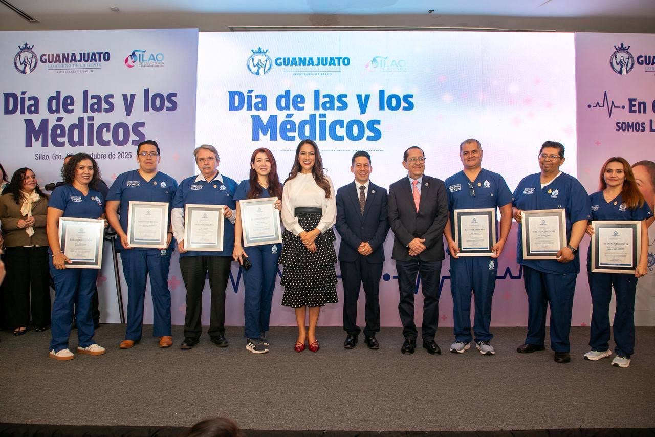 Reconoce Gobernadora labor de las y los médicos de Guanajuato