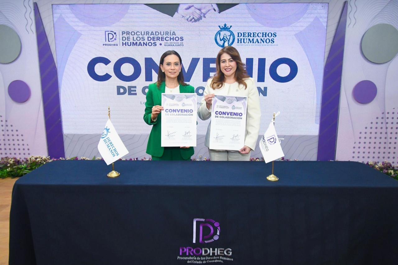Se unen PRODHEG y Secretaría de Derechos Humanos en favor de la dignidad de las personas