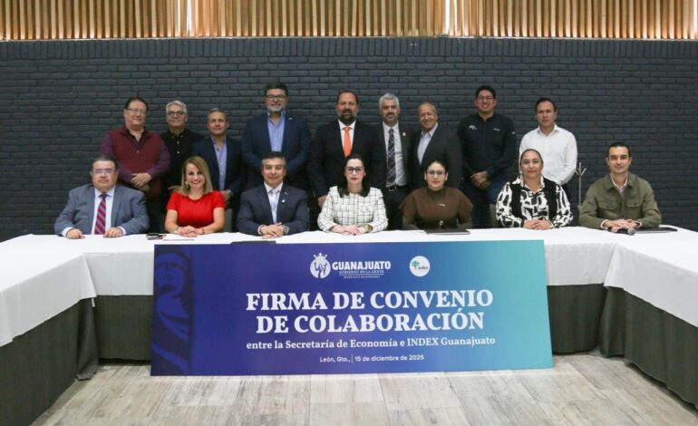 Secretaría de Economía firma convenio con INDEX para certificar empresas IMMEX y potenciar exportaciones