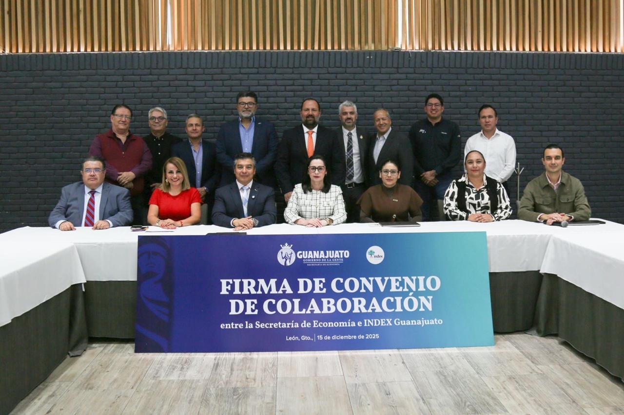 Secretaría de Economía firma convenio con INDEX para certificar empresas IMMEX y potenciar exportaciones