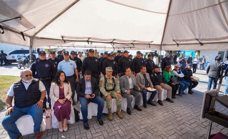 Alianza de Seguridad Ciudadana entrega reconocimientos a elementos de la Secretaría de Seguridad de Celaya