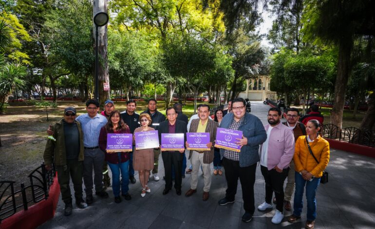 Ponen en operación sistema de riego con agua tratada en el parque de La Alameda