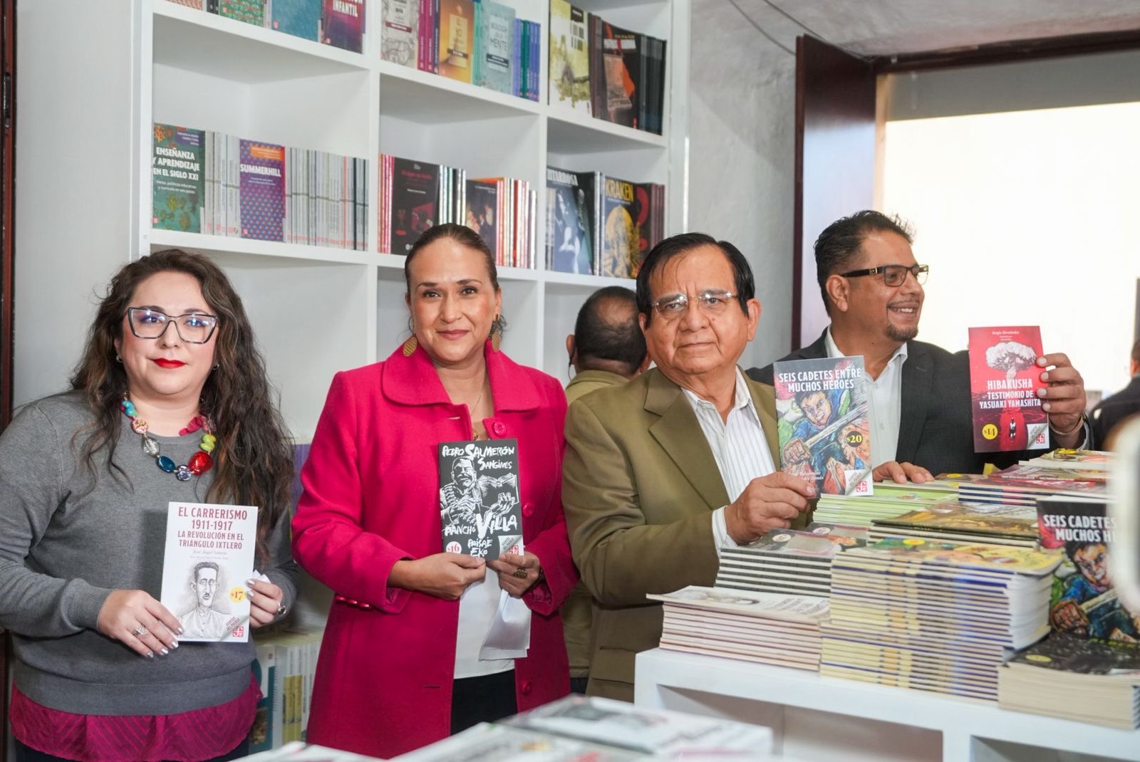 Abren librería del fondo de cultura económica en la Casa de la Cultura de Celaya
