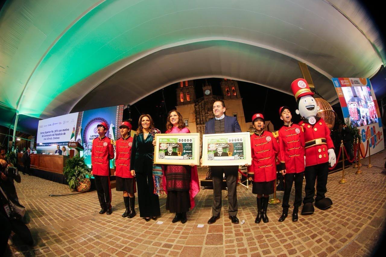 Lotería Nacional realiza sorteo en homenaje a José Alfredo Jiménez