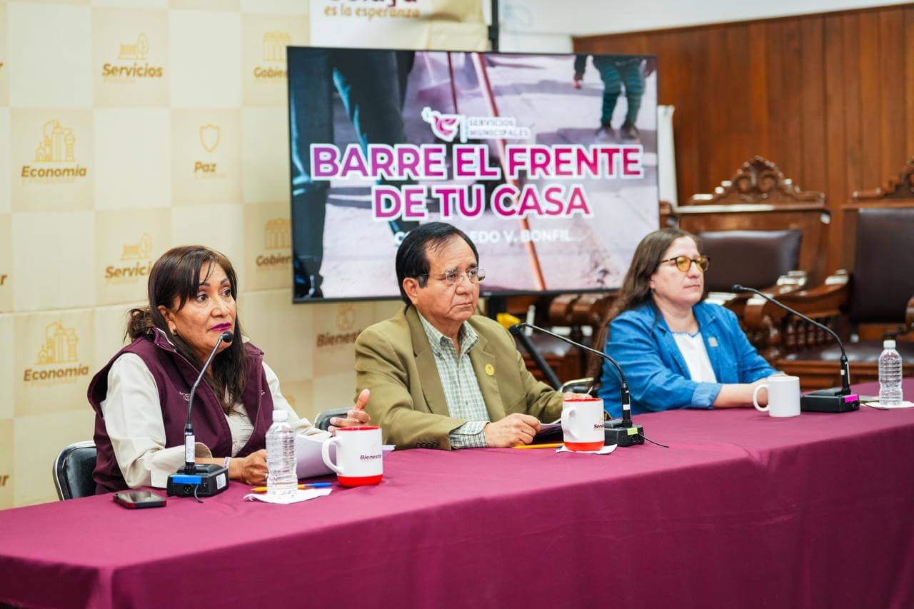 Arrancó el programa “Barre el frente de tu casa”