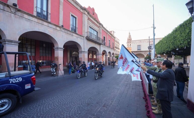 Dan banderazo al Operativo “Semana Santa y Pascua Segura 2026” en Celaya