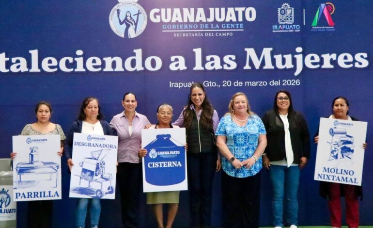 Impulsan a las mujeres del campo con apoyos y capacitación