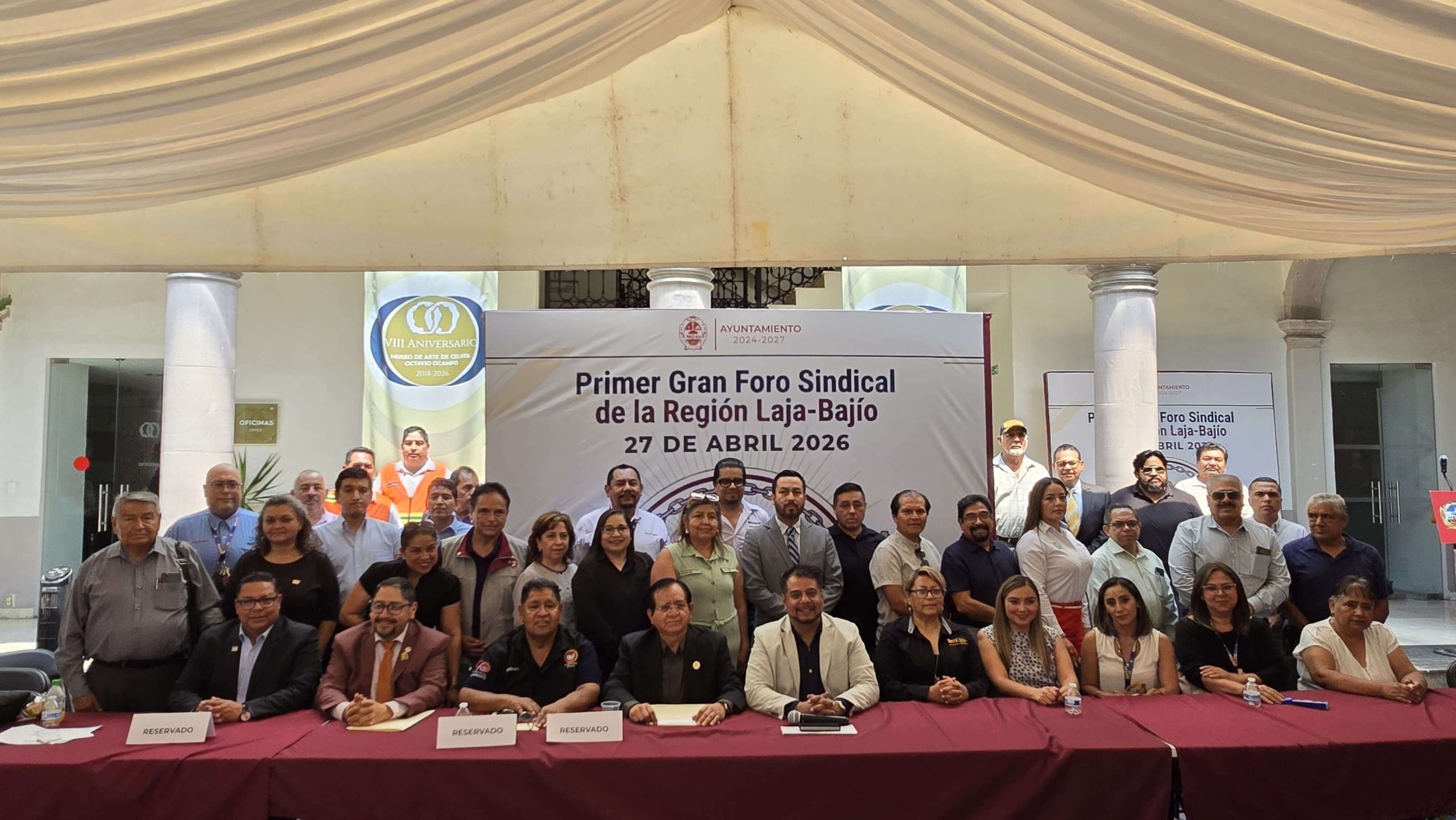 Realizan con total éxito el Primer Gran Foro Sindical de la Región Laja-Bajío