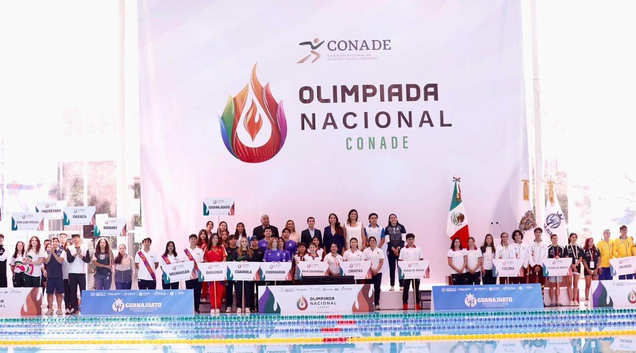 Inauguran la Olimpiada de Natación CONADE