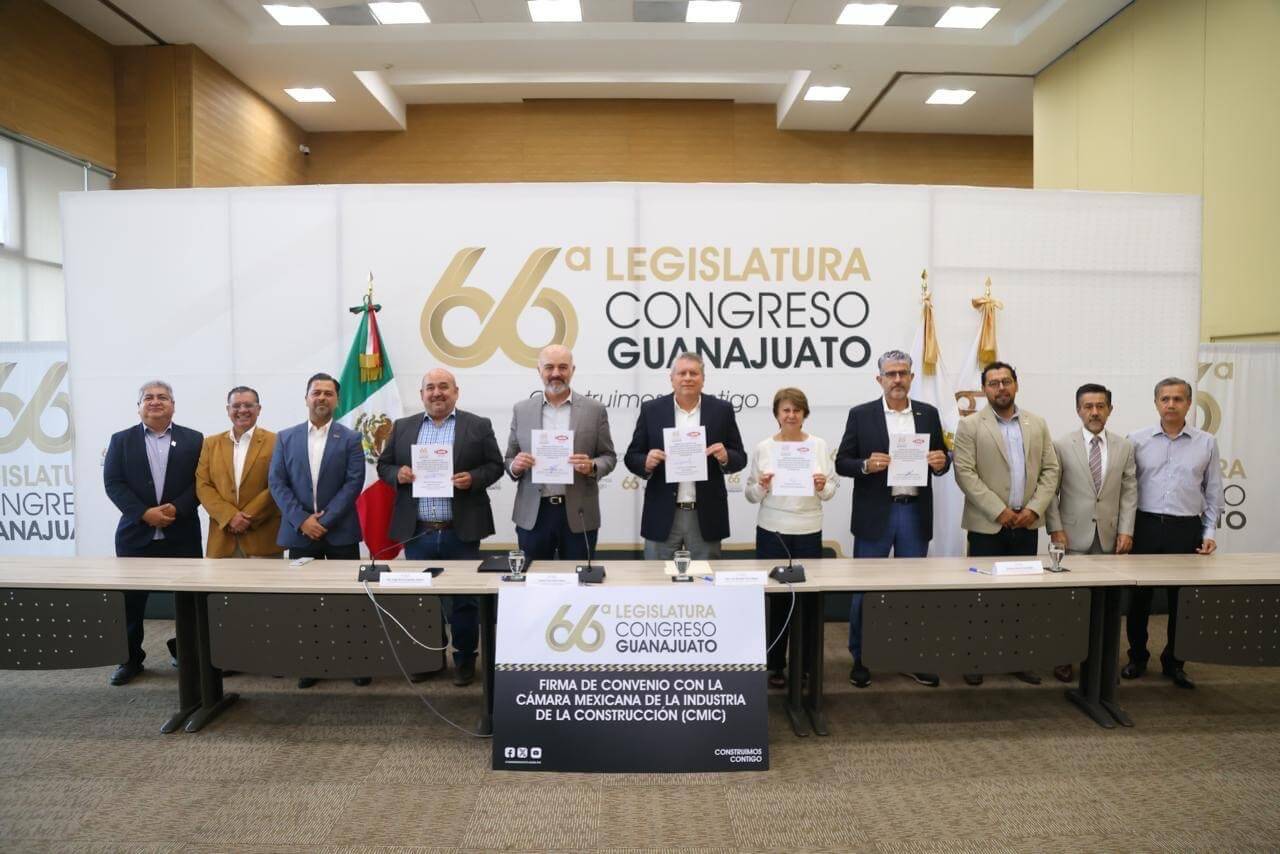 Congreso del Estado de Guanajuato hace alianza con la CMIC