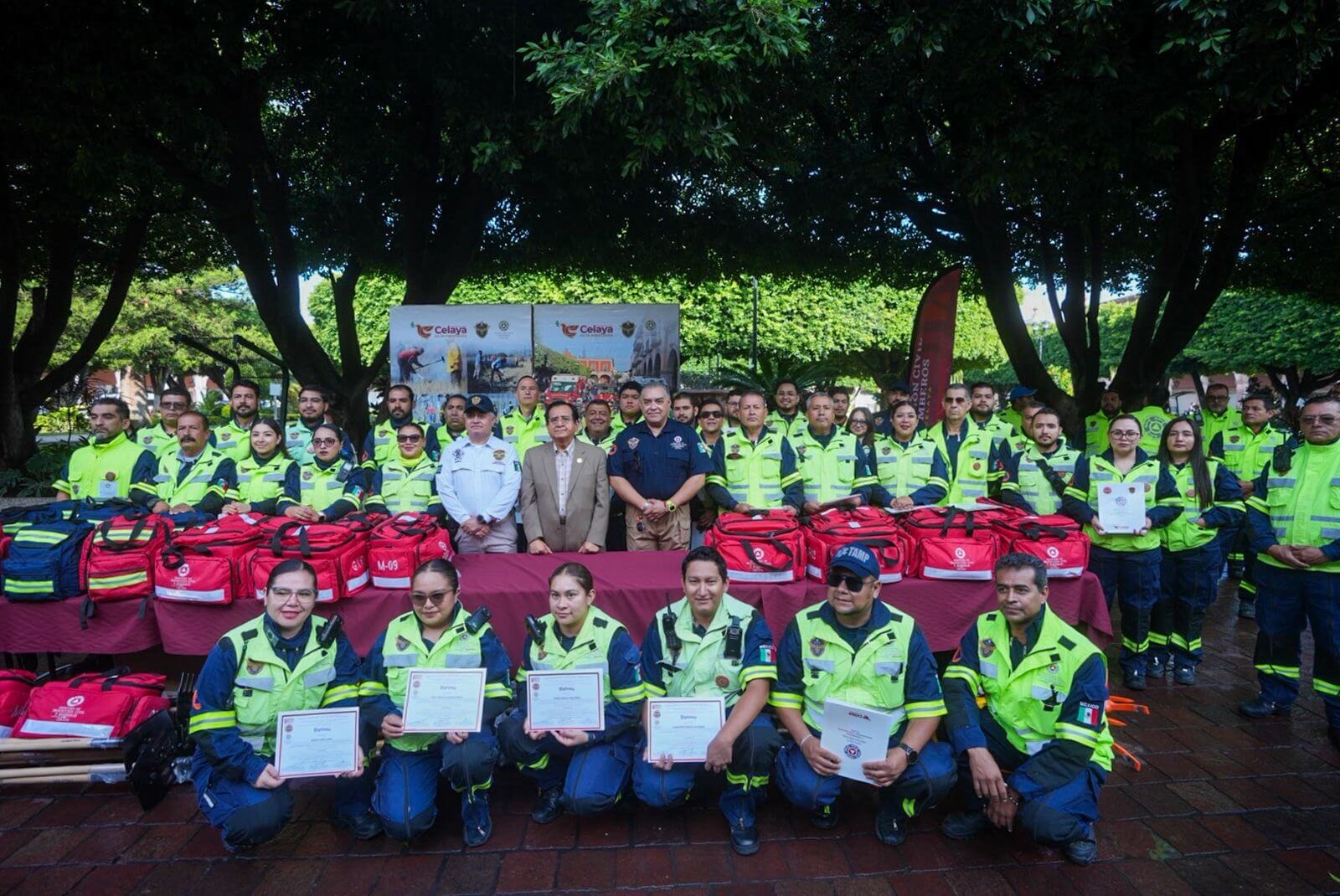 33 Elementos de Protección Civil y Bomberos reciben certificado del Programa Red Conocer del Gobierno de México