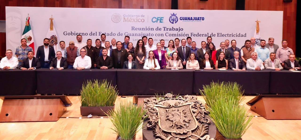 Acuerdan Guanajuato y CFE atención directa a necesidades eléctricas y anuncian nuevos proyectos