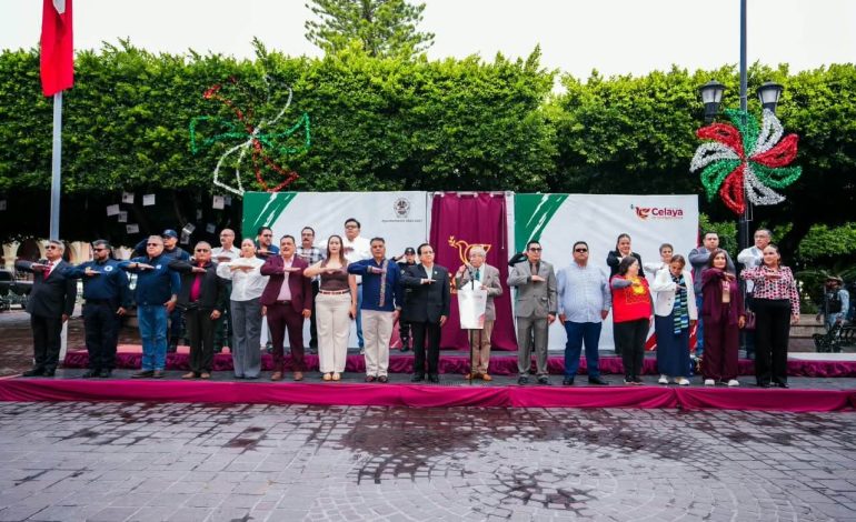 Con Fijación del Bando Solemne inician los Festejos Patrios en Celaya