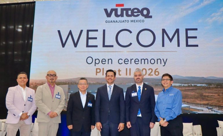 VUTEQ inaugura segunda planta en Apaseo el Grande
