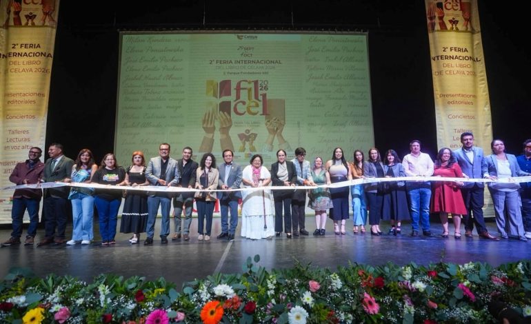 Inicia la segunda Feria Internacional del Libro de Celaya
