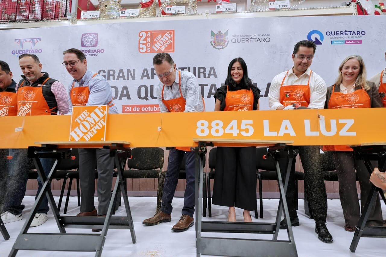 El Municipio de Querétaro y The Home Depot firmaron un convenio de colaboración