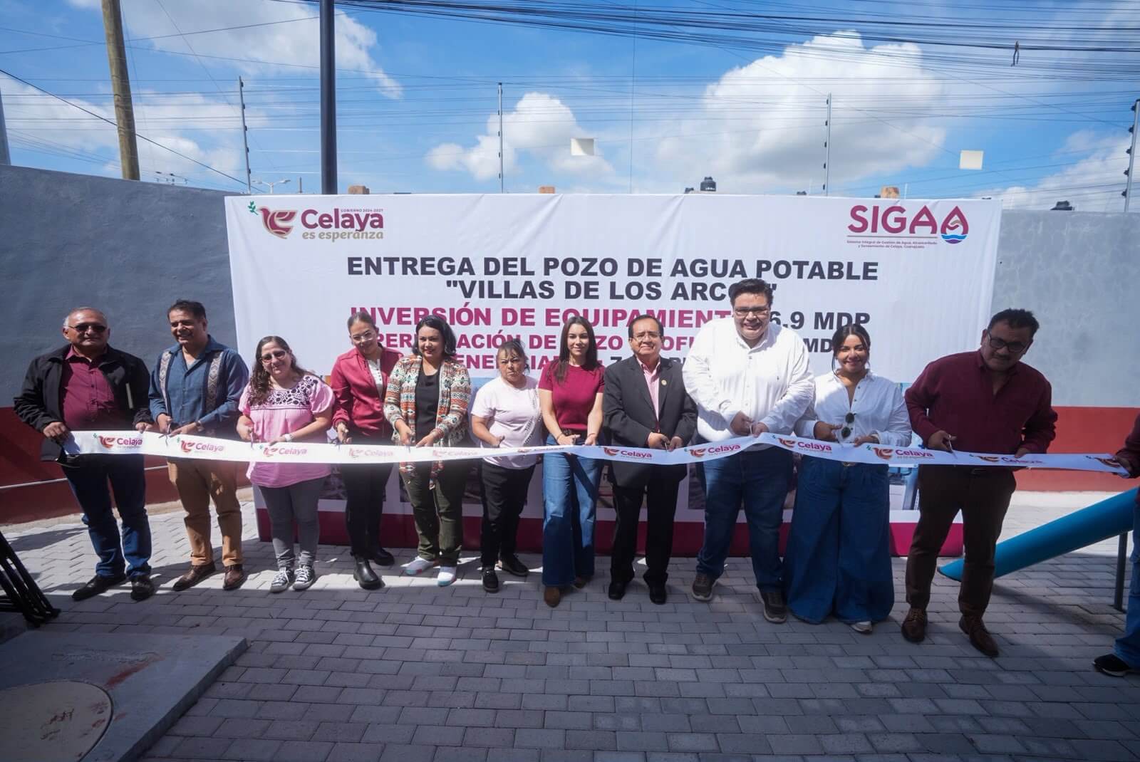 SIGAA pone en operación un nuevo pozo de agua para los celayenses